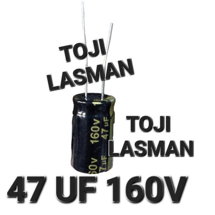 GLOSIR 47UF 160V /  ELKO ELCO 47UF 160V 47 UF 160 V VOLT TV POWER SUPPLY 160V47UF 47 UF MICRO MIKRO 