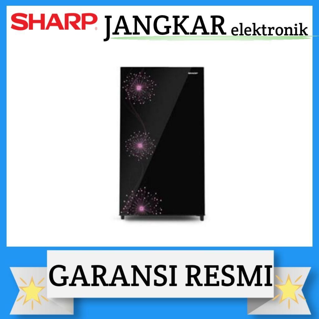 KULKAS SHARP 1PINTU SJ-X187-DB/SHARP KULKAS 1PINTU SJ-X187-DB GARANSI RESMI