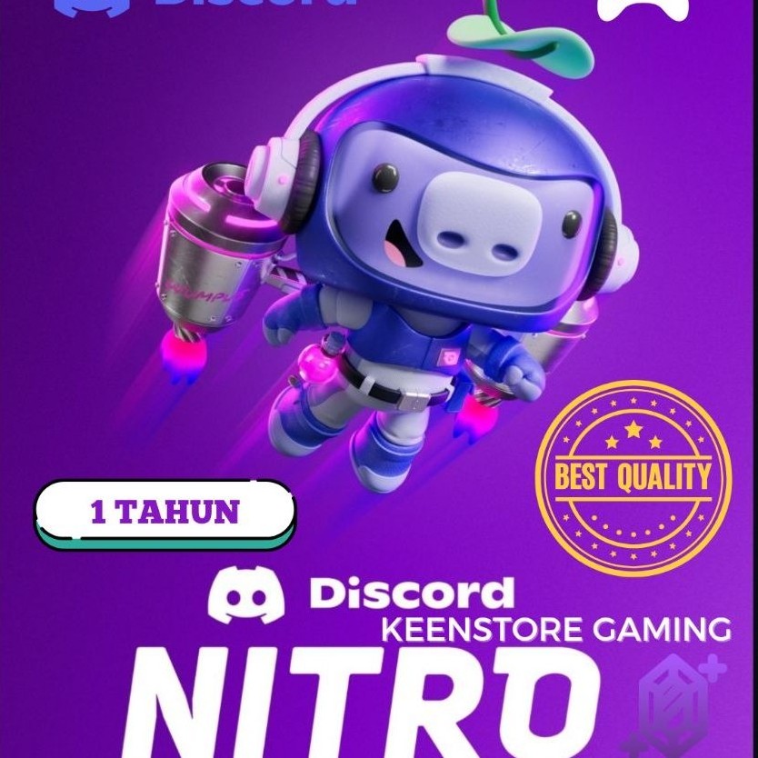 DISCORD NITRO PREMIUM 1 TAHUN by KEENSTORE GAMING