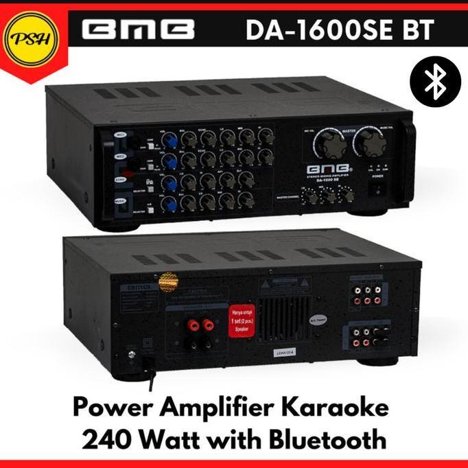 Bmb Da-1600Se Bt Da1600 Se Power Amplifier Karaoke Mixer Bluetooth