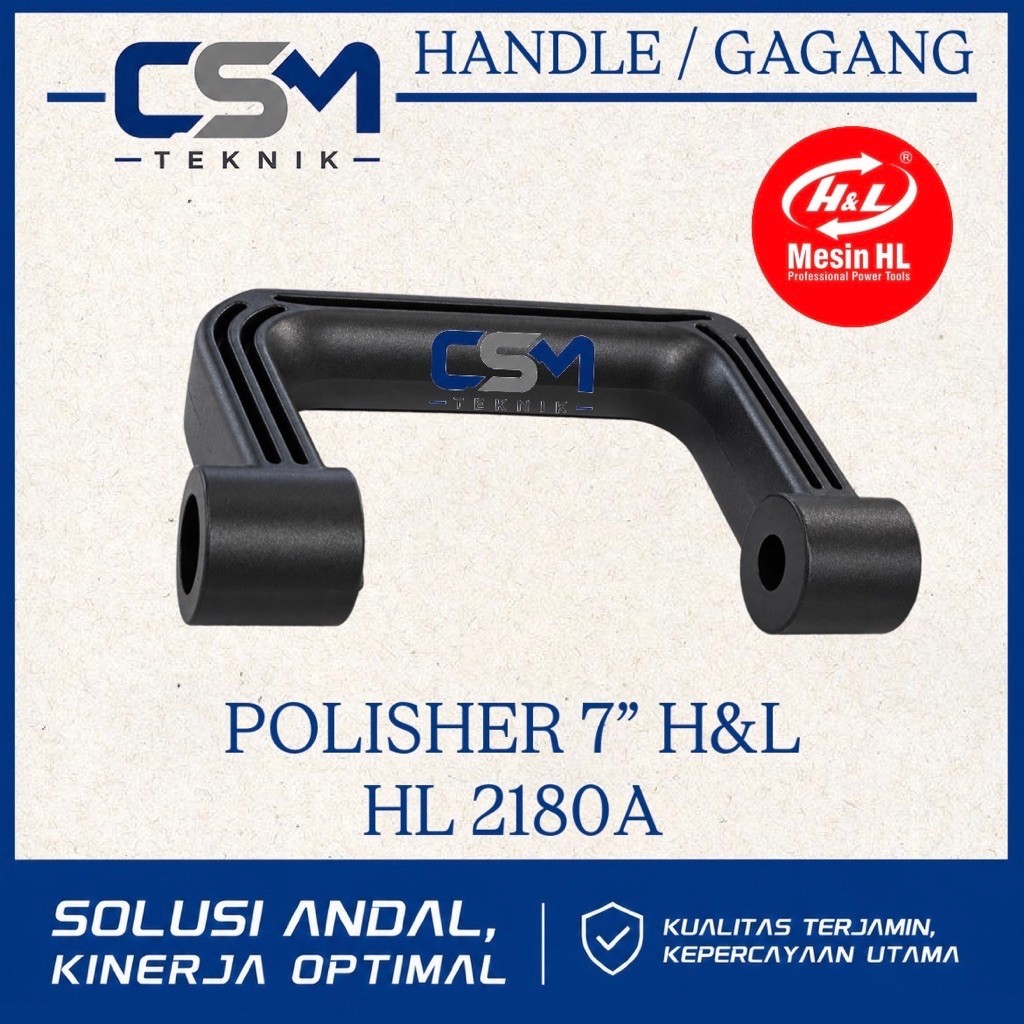 HANDLE POLISHER 7” H&L HL 2180A PEGANGAN MESIN POLES H&L HL 2180 A