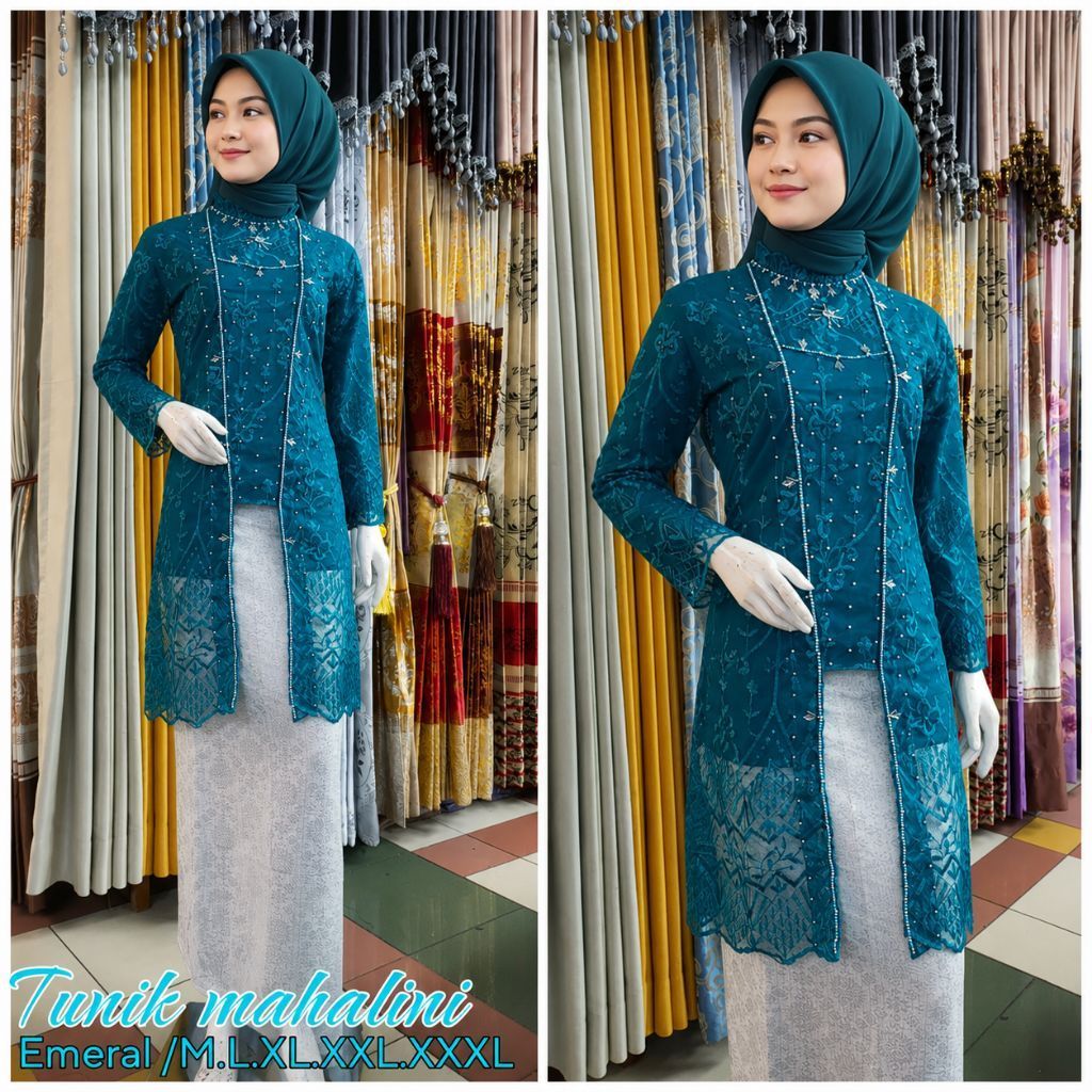 TUNIK MAHALINI SET ROK SONGKET LILIT/TUNIK  KUTU BARU SET ROK SONGKET LILIT/TUNIK  KUTU BARU/TUNIK P