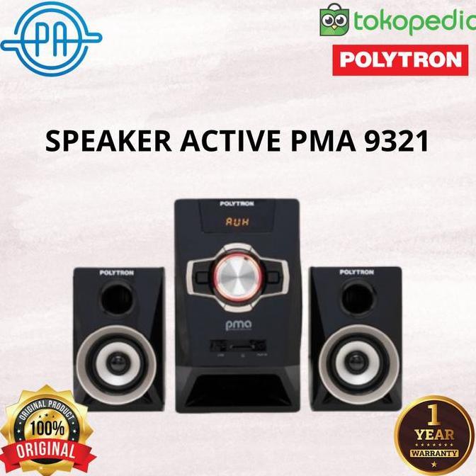 Polytron Speaker Multimedia Pma 9311 Pma9311 Pma-9311 Garansi Resmi