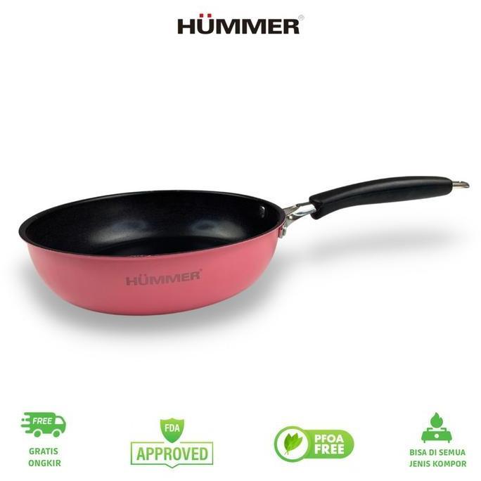 Hummer - Wajan Wok Penggorengan Teflon 30 Cm