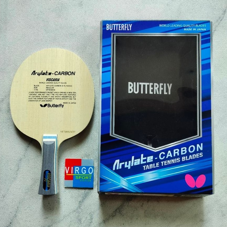 Butterfly VISCARIA ALC kayu bat bet pingpong tenis meja