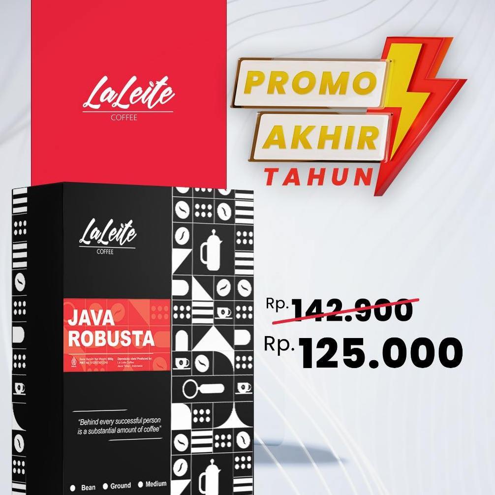 Kopi Java Robusta 900gr Ground - Bold & Full Body Diskon