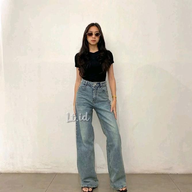 Yoluta Straht Jeans Luttan