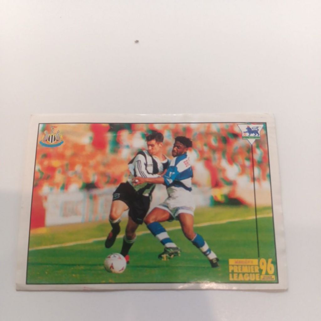 Stiker Bola Merlin EPL 1996 Newcastle