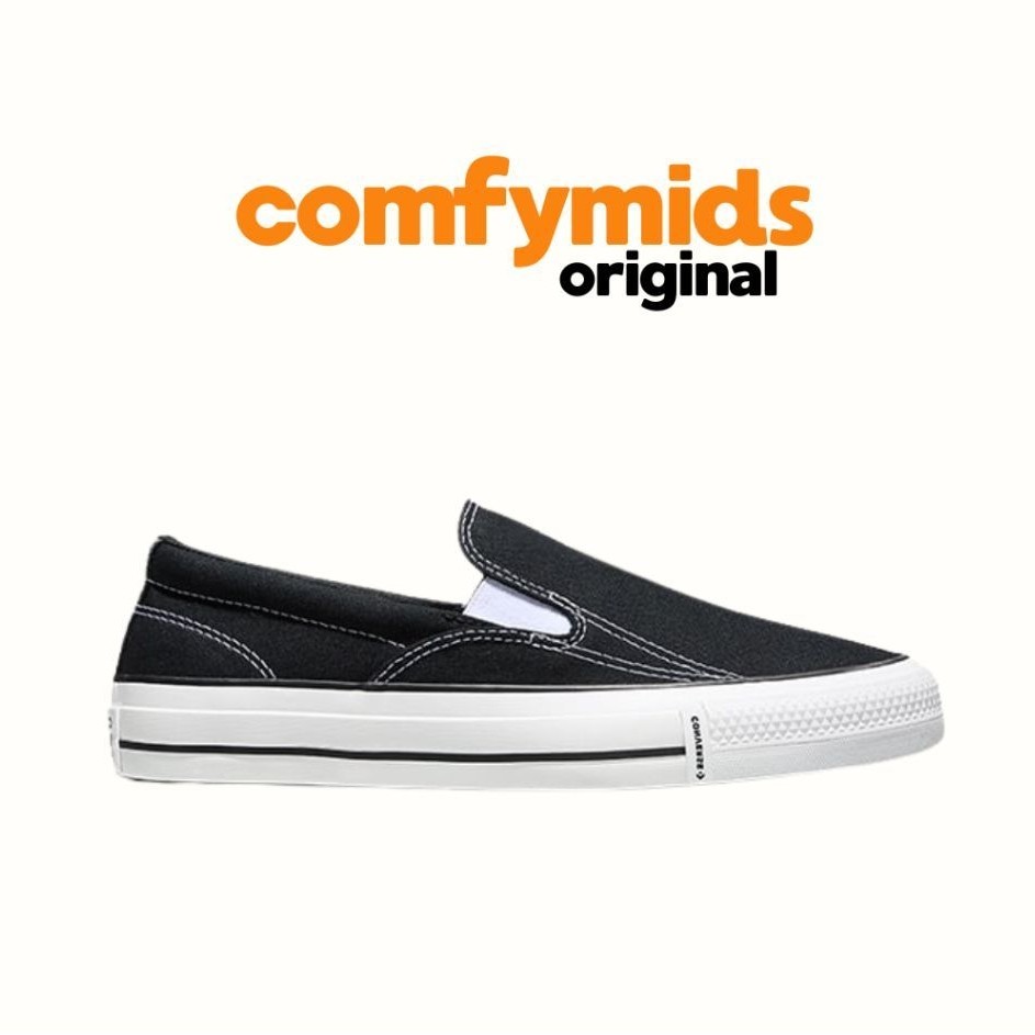 Sepatu Sneakers Converse Malden Slip on - Black Original 100% BNIB (Resmi PT. MAP)