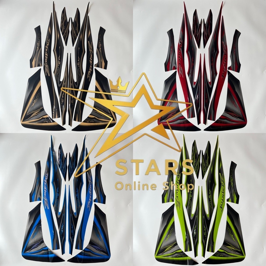 STIKER STRIPING BODY MOTOR YAMAHA JUPITER Z ROBOT 2010 2011