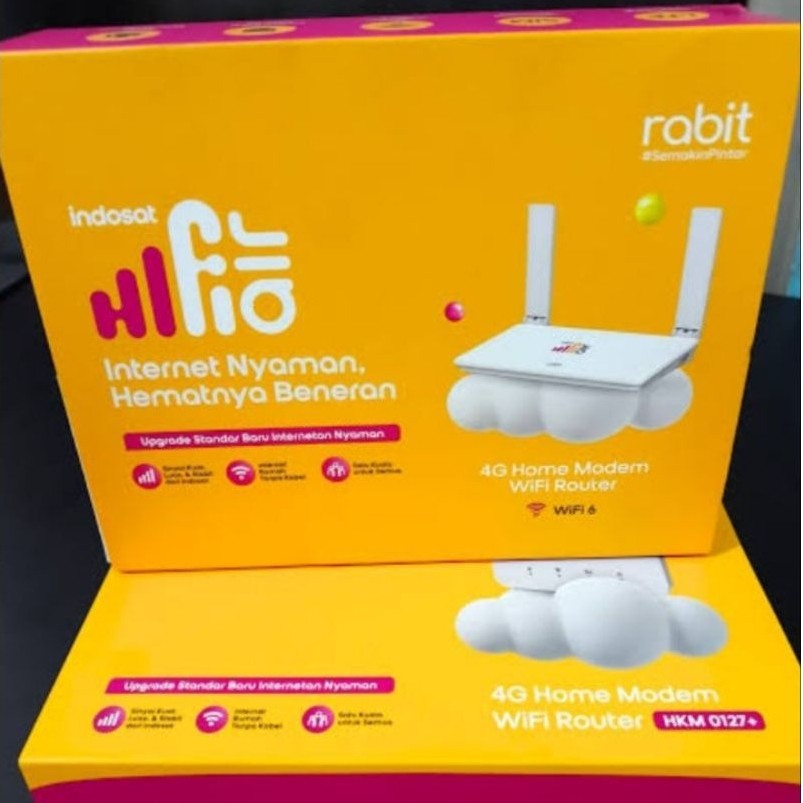 Wifi Indosat 4G Kuota 50GB Tanpa Kabel (Hifi Air)