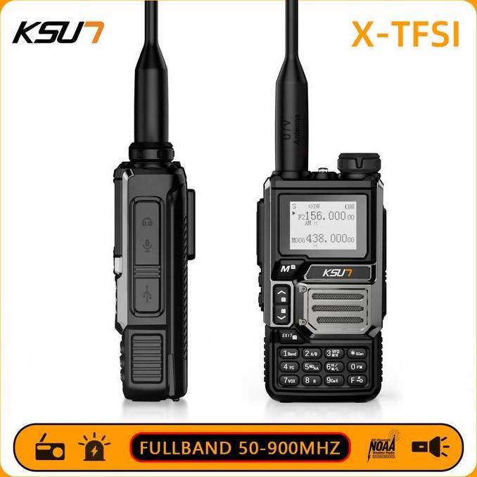KSUN X-TFSI WALKIE TALKIE ALLBAND HANDY TALKY 200 CHANNELS HT JARAK JAUH 5KM
