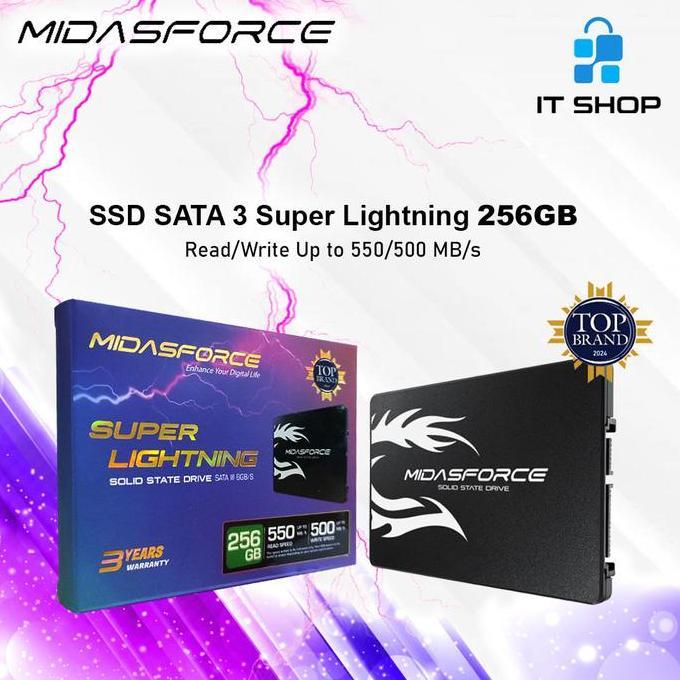 Midasforce SSD Superlightning 256GB storage