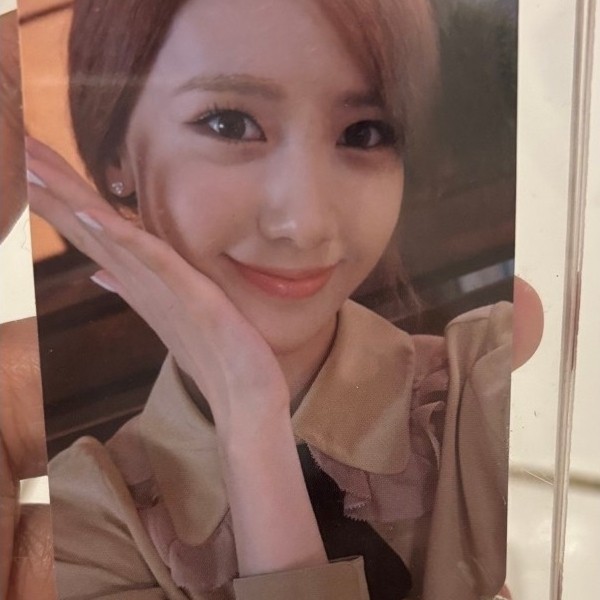 YOONA GIRLS GENERATION PHOTOCARD