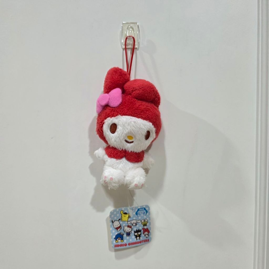 Sanrio My Melody Red Plush Keychain Original Japan Sanrio Jepang Eikoh Ganci Gantungan Kunci Melo Me