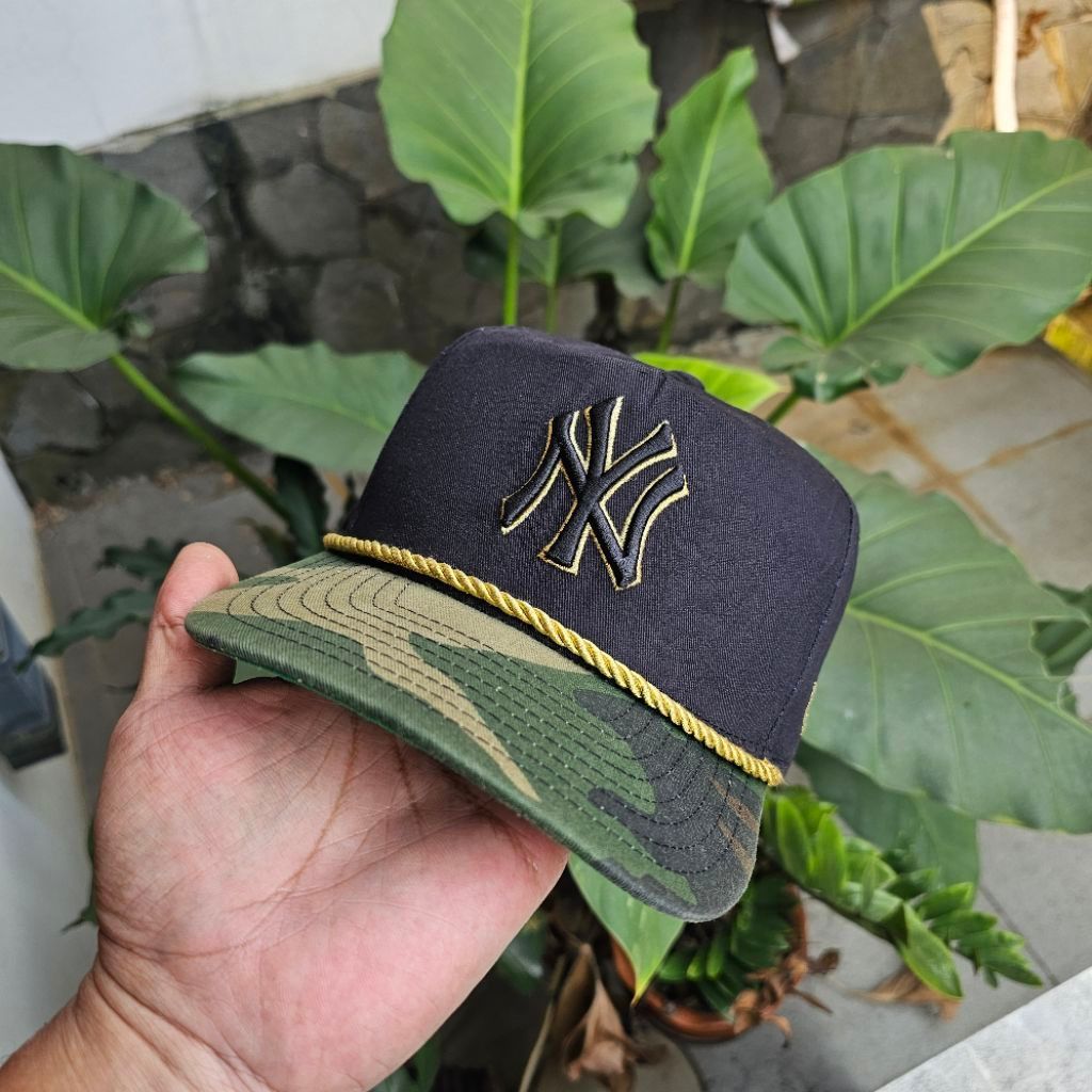 Topi new era new york yankees camo a frame ropehat 9fifty original