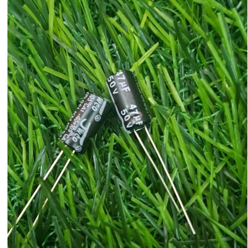 kapasitor elco 47uf 50v NP nonpolar