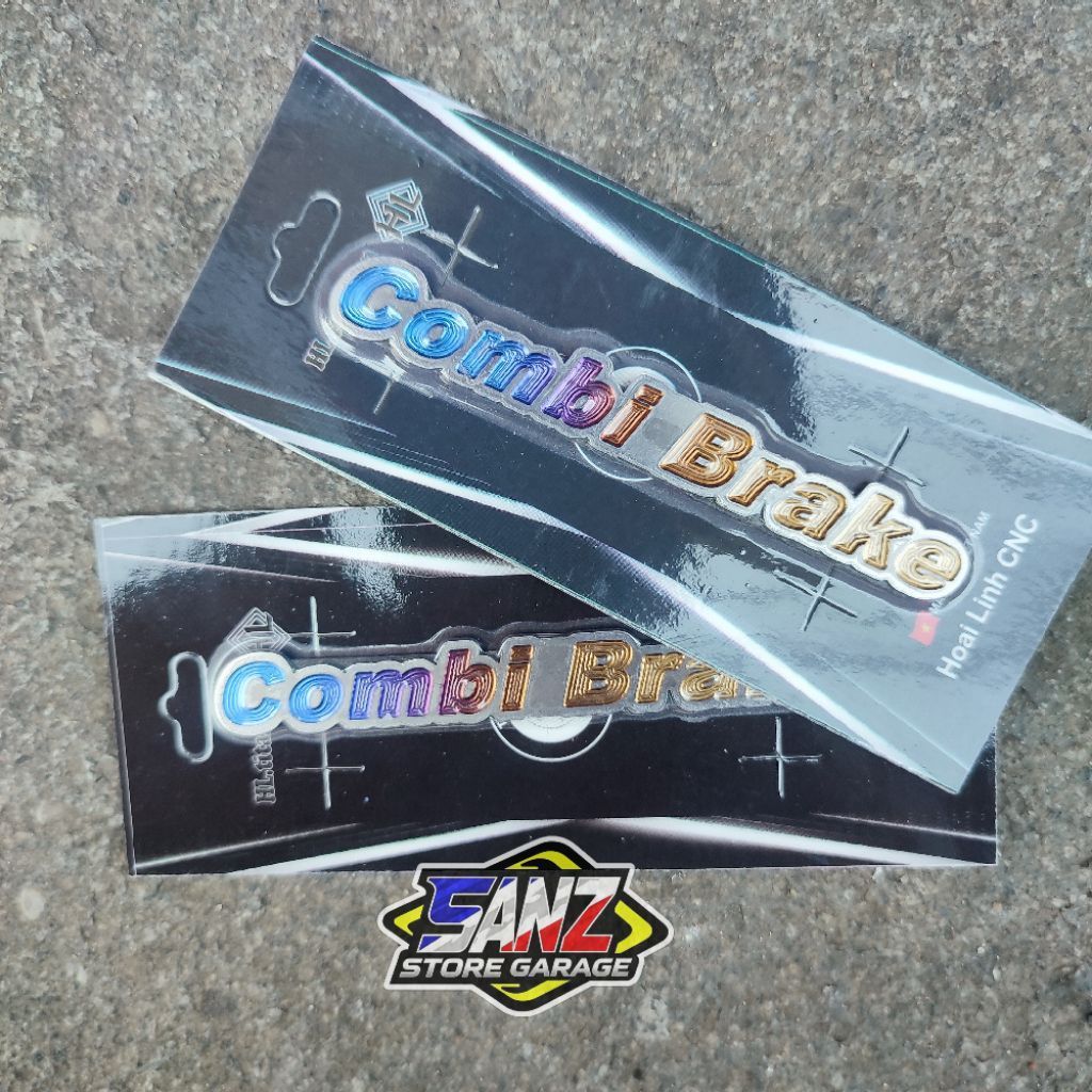 SALE EMBLEM LOGO COMBI BRAKE TITANIUM ORIGINAL / Emblem Combi Brake Titanium