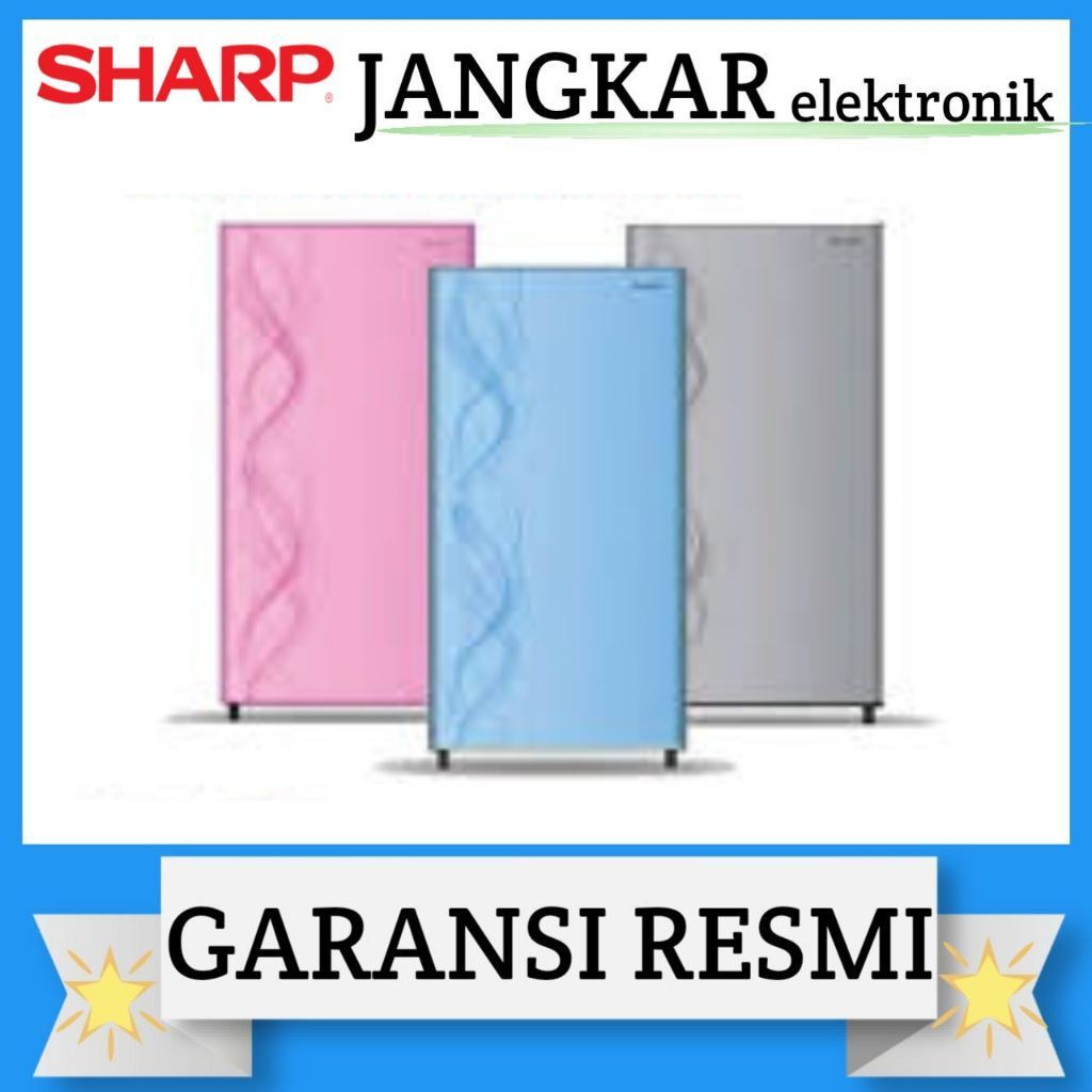 KULKAS SHARP 1PINTU SJ-N182N/SHARP KULKAS 1PINTU SJ-N182N GARANSI RESMI