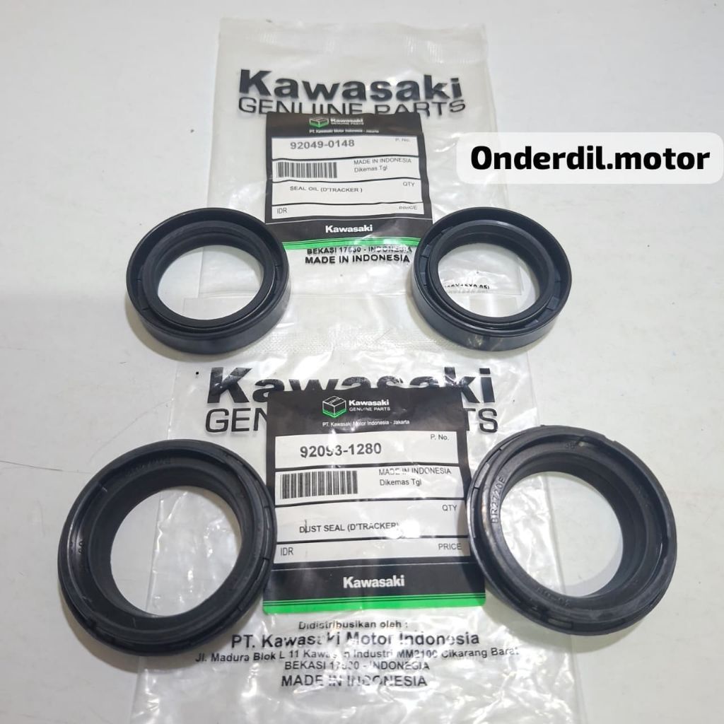 SEAL SHOCK + SEAL TUTUP ABU KAWASAKI KLX D'TRACKER KLX BF