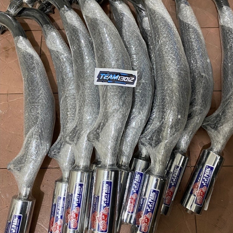 KNALPOT YY PANG SATRIA 2 TAK BLACK COBRA ORIGINAL