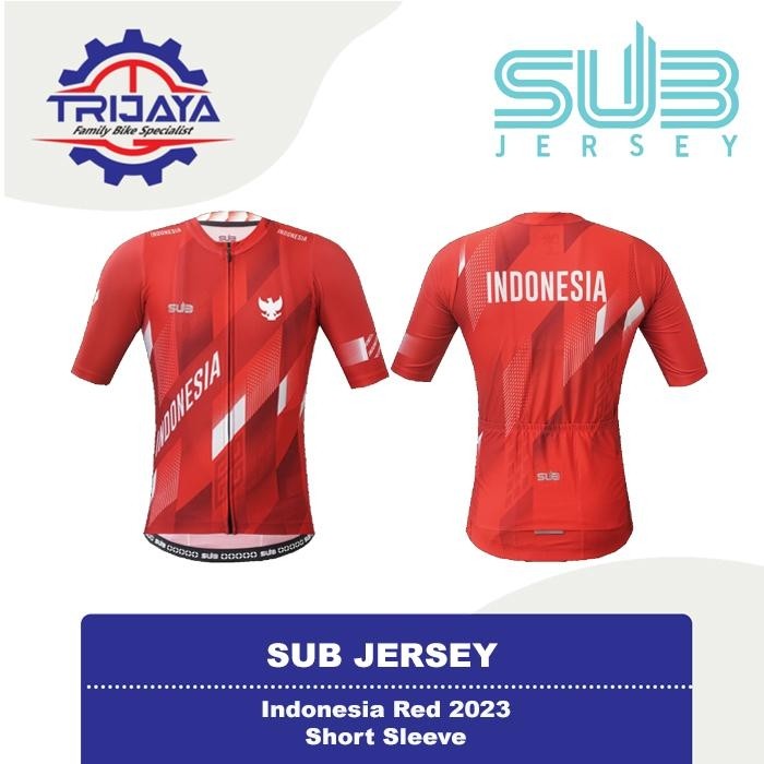 SUB Jersey Indonesia 2023 Short Sleeve Jersey Sepeda Premium Series - S