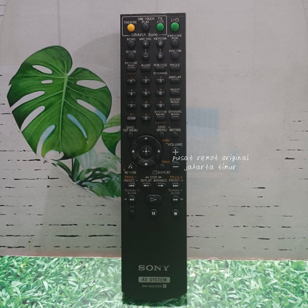 REMOTE REMOT HOME THEATER SONY RM-ADU009 ORIGINAL