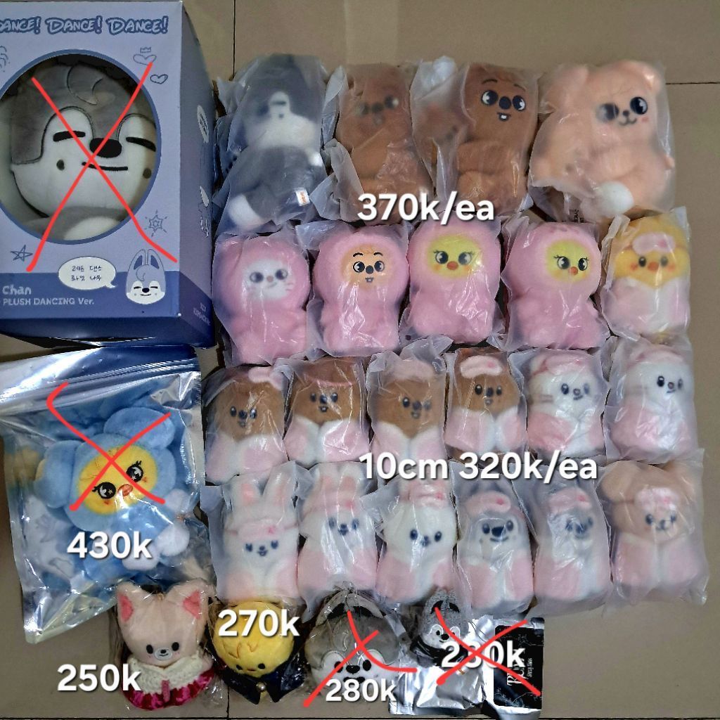 [Ready stock] skzoo dancing bbokari skzoo cross bag wolfchan skzoo plush toy skzoo magnet