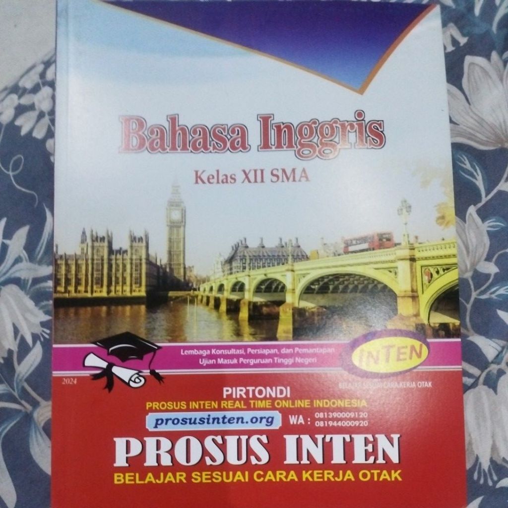 BUKU PRELOVED PROSUS INTEN - BUKU BAHASA INGGRIS SMA Kelas XII KELAS 12 Lengkap 200 HALAMAN PERSIAPA