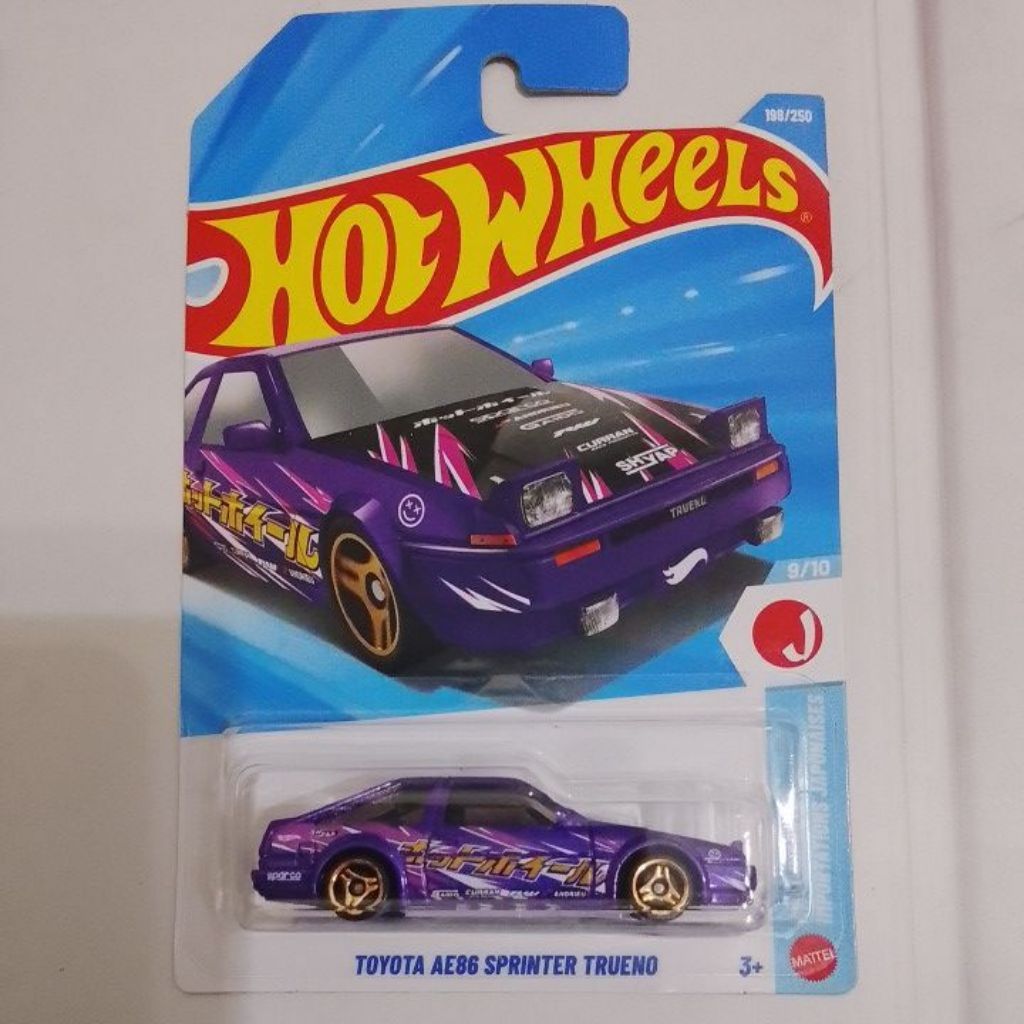 hotwheels Toyota AE86 Sprinter Trueno