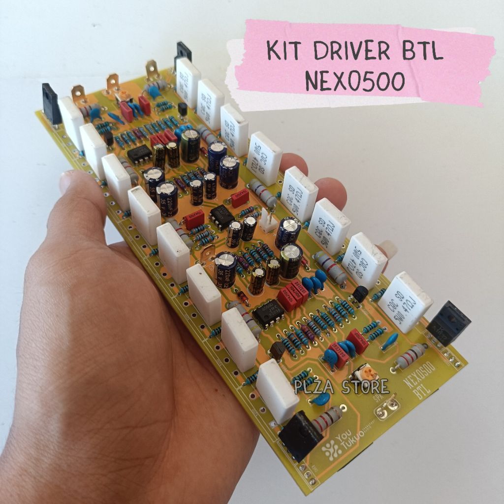Kit driver power BTL NEXO500 suara super clarity joss tinggal pasang tr final dan heatsink Driver ne