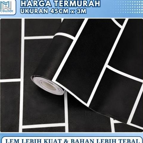 Wallpaper Dinding Motif Bata Hitam Wallpaper Dinding Bata Hitam Wallpaper Dinding Kamar Motif Bata H