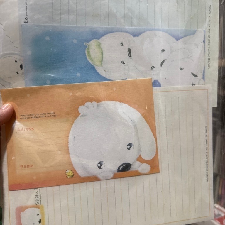 ORANGE STORY SHIRO PETTO LETTER SET KERTAS SURAT