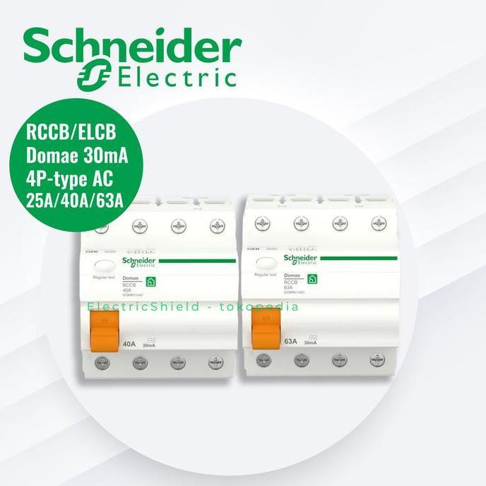 RCCB/ELCB DOMAE 30MA 4P 25A/40A/63A TYPE AC ES79