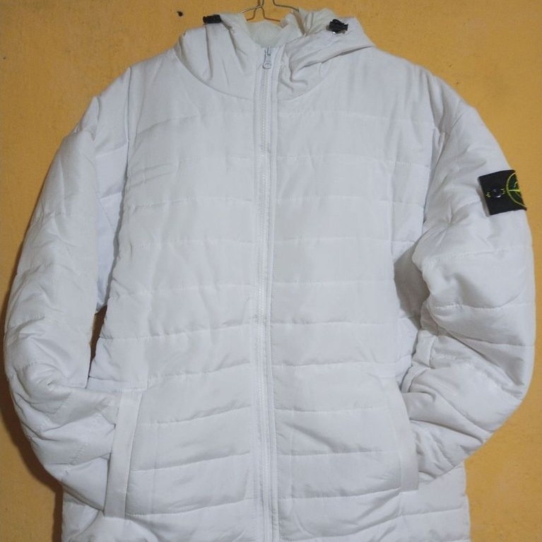Puffer Stone Island Jacket White