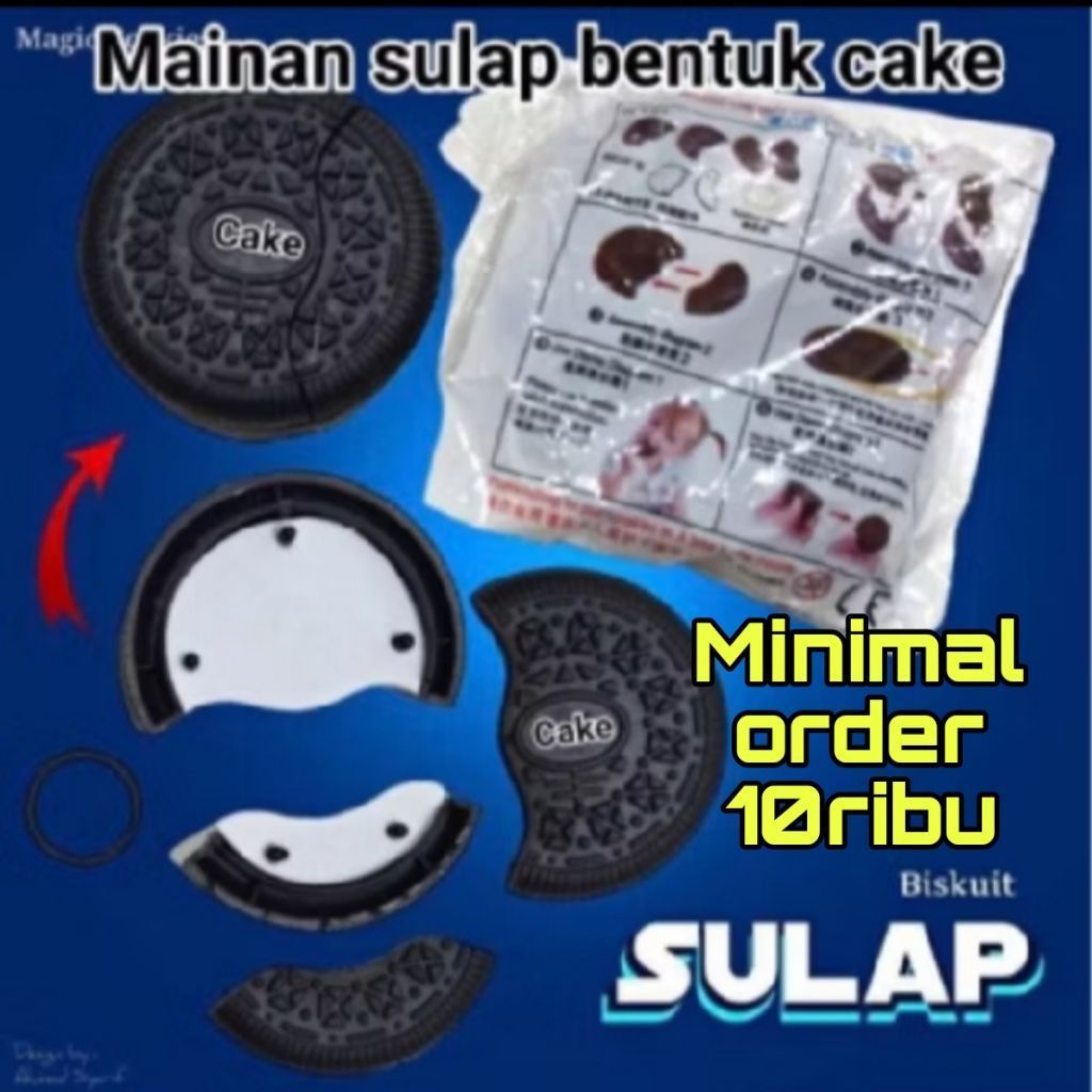 Mainan sulap biskuit / mainan sulap oreo