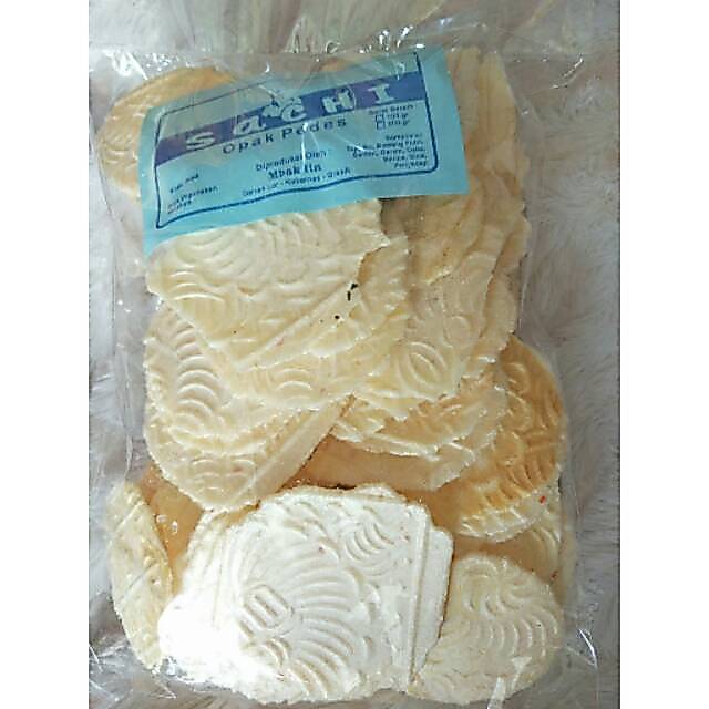 Opak pedas-camilan-snack-jajan kiloan-makanan