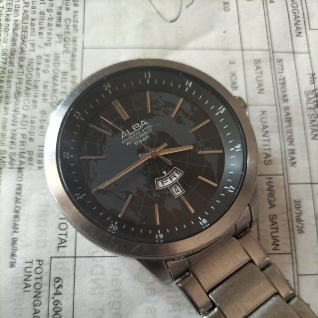 Jam tangan Alba second original