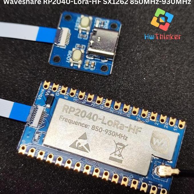 WAVESHARE RASPBERRY PICO RP2040 LORA DEVELOPMENT BOARD  SX1262 RF CHIP 915MHZ 850MHZ-930MHZ RP2040-L