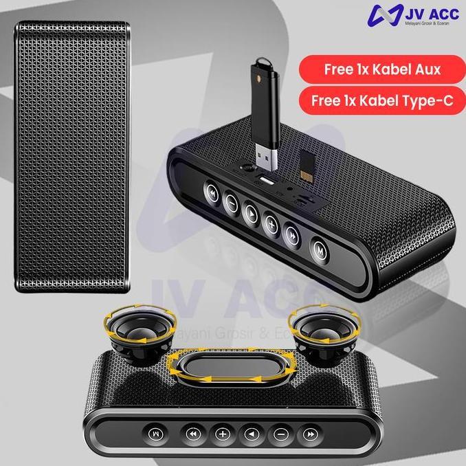 revanggajati82 - nvn-x6 speaker bluetooth with power bank 3000mah wireless bluetooth speaker