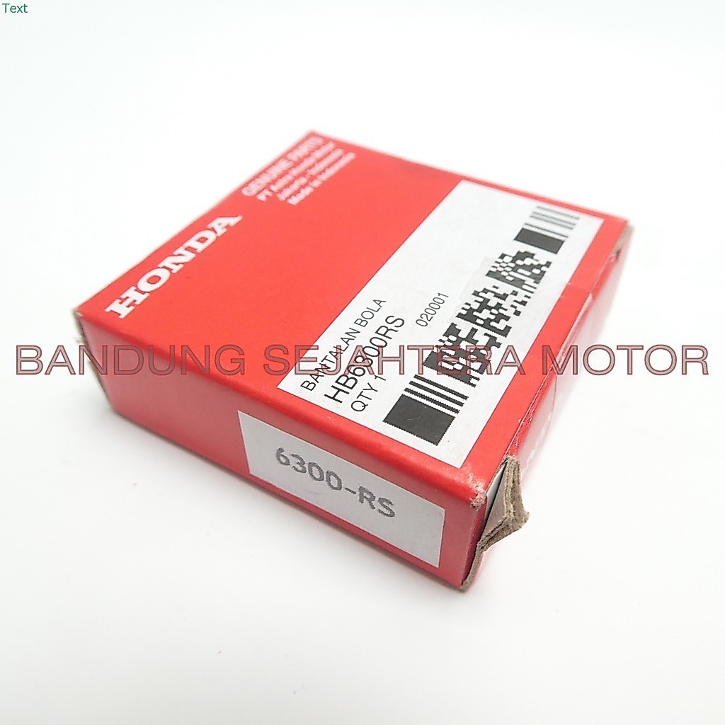 BEARING LAHER 6300 1RS / HB6300RS ORIGINAL GENUINE HONDA