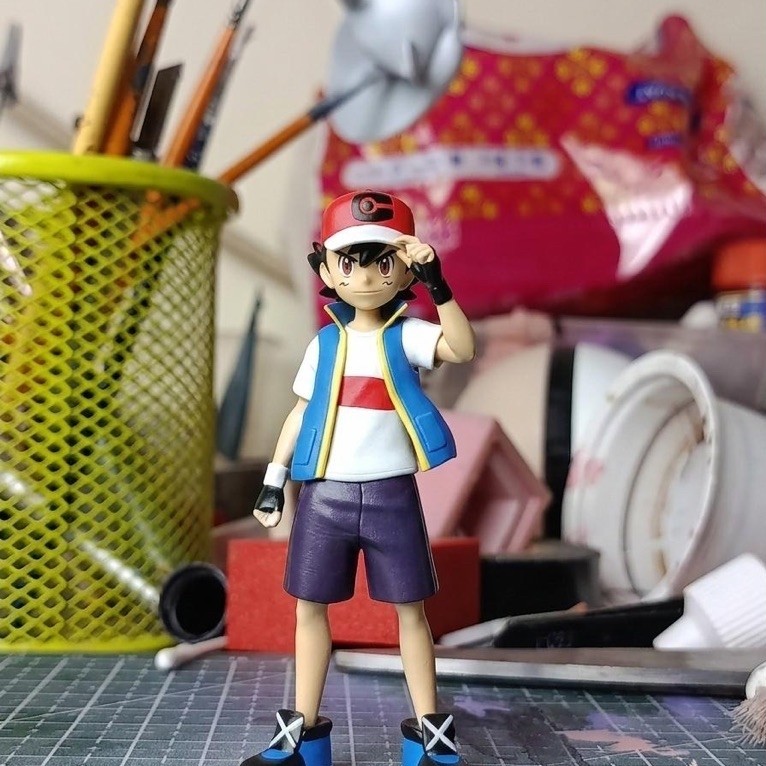Ash Ketchum Pokemon Trainer mini figure