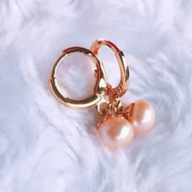 Freshwater pearls earrings for kids- Anting Mutiara Anak - Pearls Earrings - Giwang Tusuk Mutiara As