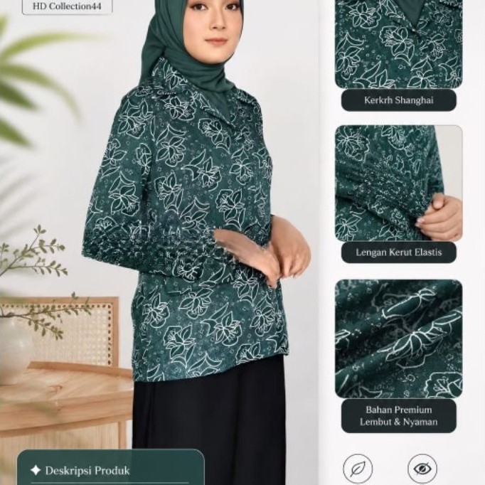 Batik Pkk pria wanita terbaru 2022 lapisan furing bahan bsw  atasan Pkk terbaru  baju PGRI terbaru