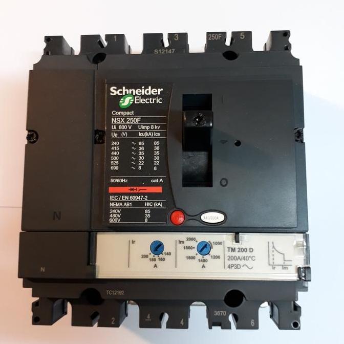Murah Mccb 4P 200A Schneider