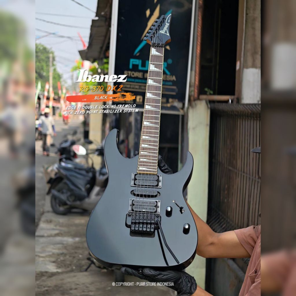 GITAR ELEKTRIK IBANEZ RG370 DXZ - BLACK