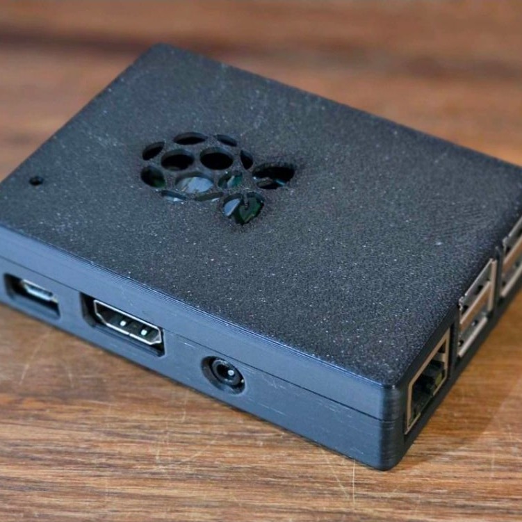 Casing Raspberry Pi 3 / 3B / 3B+ (3D Printed Minimalis).Raspberry Pi 3 Pi3 3B Case.