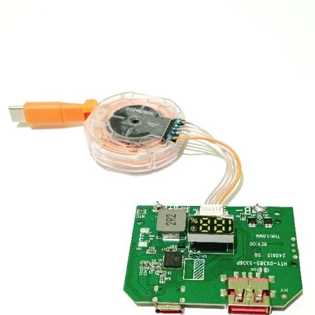 modul powerbank fast charging 22,5 WATT dengan LCD copotan normal