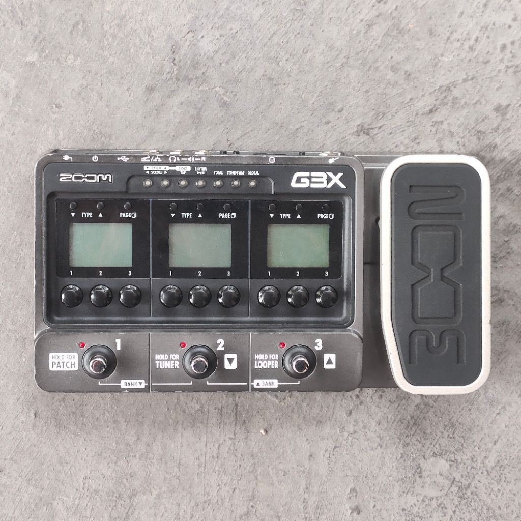 EFEK GITAR SECOND / EFEK GITAR BEKAS / ZOOM G3X / EFEK GITAR ZOOM / EFEK ZOOM G3X BEKAS / ZOOM G3X /