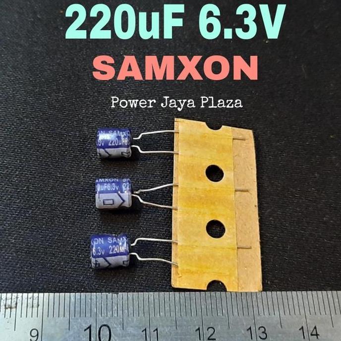 ELCO 220UF6.3V 220UF 6.3V 6,3V ORIGINAL SAMXON PJP79